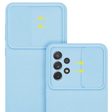 Samsung Galaxy A72 4G / 5G Suojakuori Kotelo (Sininen)