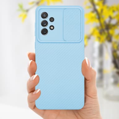 Samsung Galaxy A72 4G / 5G Suojakuori Kotelo (Sininen)