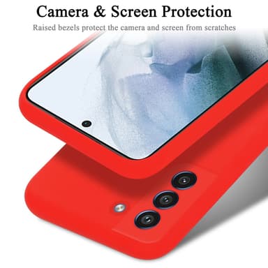 Samsung Galaxy S21 FE Suojakuori Kotelo (Punainen)