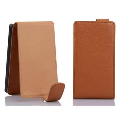 Huawei ASCEND G330 Suojakuori Lompakkokotelo (Ruskea)