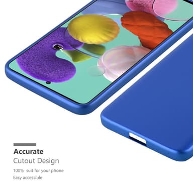 Samsung Galaxy A51 5G Suojakuori Kotelo (Sininen)