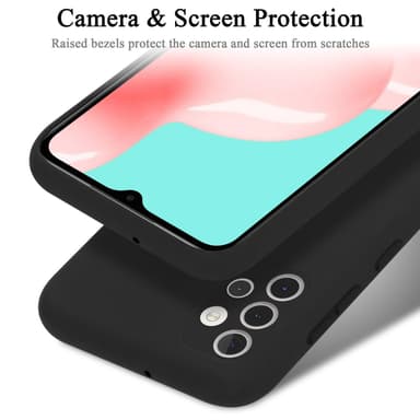 Samsung Galaxy A32 4G Suojakuori Kotelo (Musta)