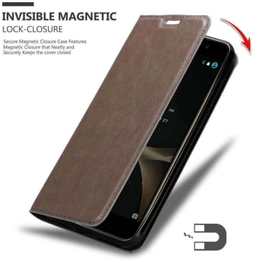 ZTE Nubia N1 LITE Suojakuori Lompakkokotelo (Ruskea)