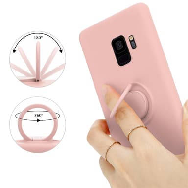 Samsung Galaxy S9 Suojakuori Kotelo (Vaaleanpunainen)