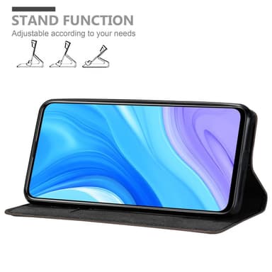 Huawei P SMART PRO Suojakuori Lompakkokotelo (Ruskea)