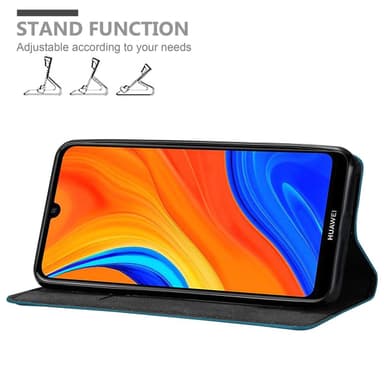 Huawei Y6S Suojakuori Lompakkokotelo (Turkoosi)