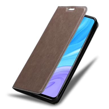 Huawei P SMART PRO Suojakuori Lompakkokotelo (Ruskea)