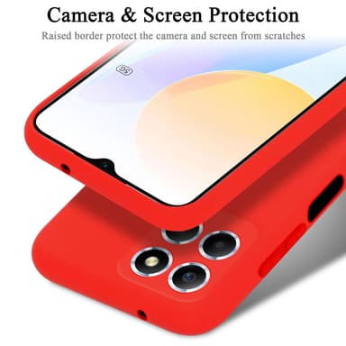 Honor X8 5G Suojakuori Kotelo Case (Punainen)