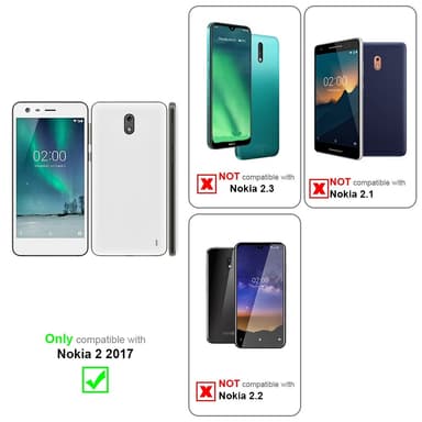 Suojakuori Nokia 2 2017 Kotelo (Punainen)