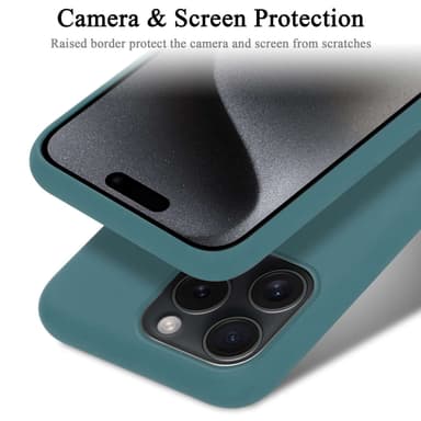 iPhone 15 PRO Suojakuori Kotelo Case (Green)