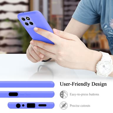 Honor X8 5G Suojakuori Kotelo Case (Violetti)