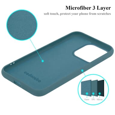 iPhone 15 PRO Suojakuori Kotelo Case (Green)