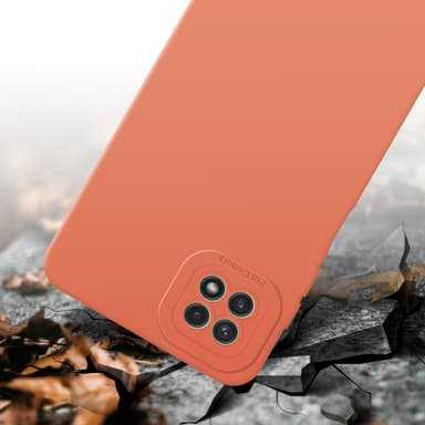 Samsung Galaxy A22 5G Suojakuori Kotelo (Oranssi)