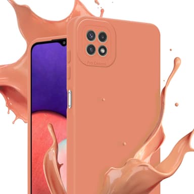 Samsung Galaxy A22 5G Suojakuori Kotelo (Oranssi)