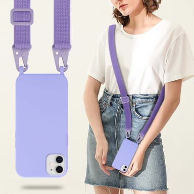Suojakuori iPhone 11 Kotelo Ketju (Violetti)