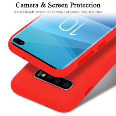 Samsung Galaxy S10 PLUS Suojakuori Kotelo (Punainen)