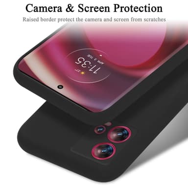Motorola EDGE 30 FUSION Suojakuori Kotelo (Musta)