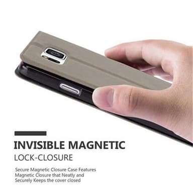Lompakkokotelo Samsung Galaxy ALPHA Case (Ruskea)