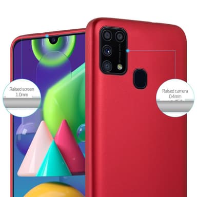 Samsung Galaxy M31 Suojakuori Kotelo (Punainen)