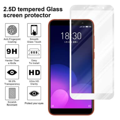MEIZU M6T Suojakalvo Karkaistu lasi Näytönsuoja