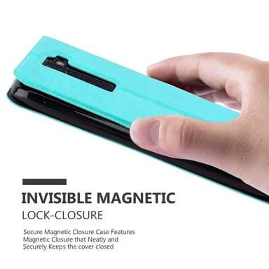 Lompakkokotelo LG K8 2016 Case (Turkoosi)