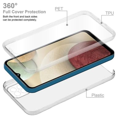 Samsung Galaxy A12 / M12 Suojakuori Cover (Läpinäkyvä)