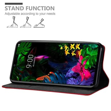 LG G8S Suojakuori Lompakkokotelo (Punainen)