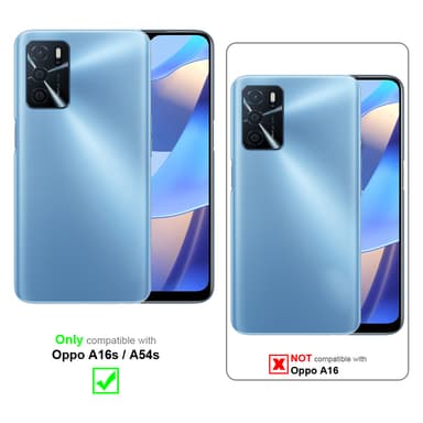 Oppo A16s / A54s Suojakuori Kotelo Case (Musta)