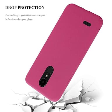 LG K4 2017 Suojakuori Kotelo (Vaaleanpunainen)