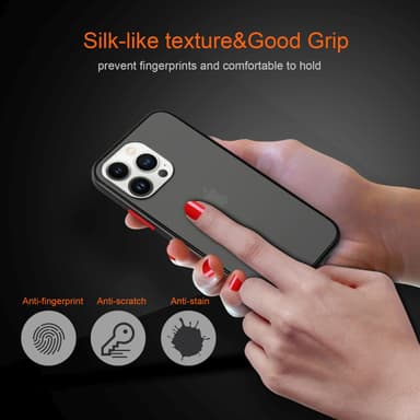 iPhone 14 PRO MAX Suojakuori Kotelo (Läpinäkyvä)