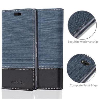Sony Xperia M4 AQUA Suojakuori Lompakkokotelo (Sininen)