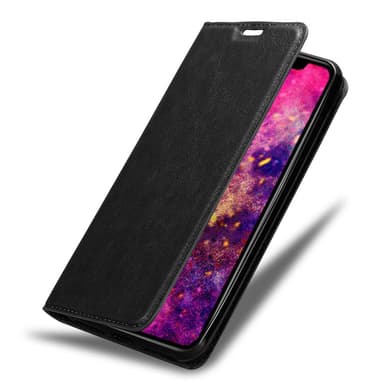 iPhone 12 PRO MAX Suojakuori Lompakkokotelo (Musta)