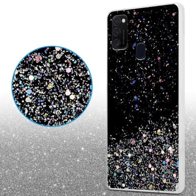 Samsung Galaxy M21 / M30s Suojakuori Kotelo (Musta)
