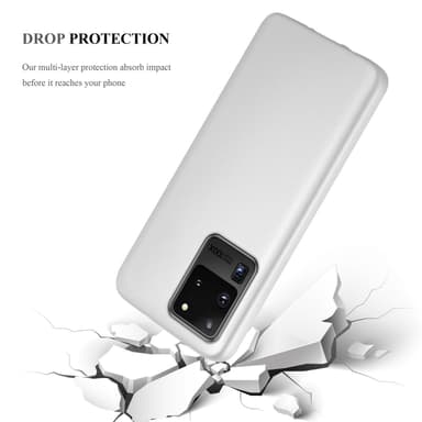 Samsung Galaxy S20 ULTRA Suojakuori Kotelo (Hopea)