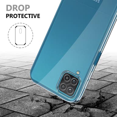 Samsung Galaxy A12 / M12 Suojakuori Cover (Läpinäkyvä)
