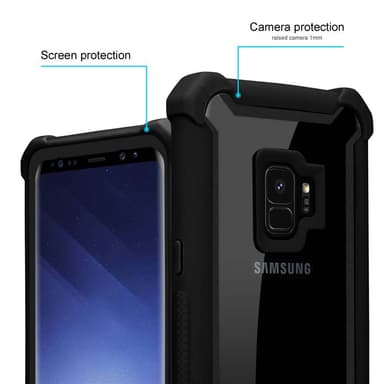 Samsung Galaxy S9 Suojakuori Kotelo (Musta)