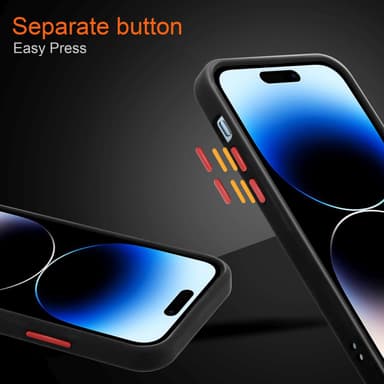 iPhone 14 PRO MAX Suojakuori Kotelo (Läpinäkyvä)