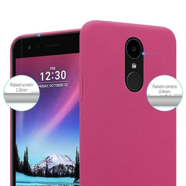 LG K4 2017 Suojakuori Kotelo (Vaaleanpunainen)