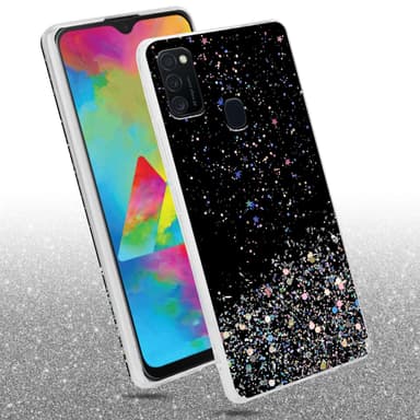 Samsung Galaxy M21 / M30s Suojakuori Kotelo (Musta)