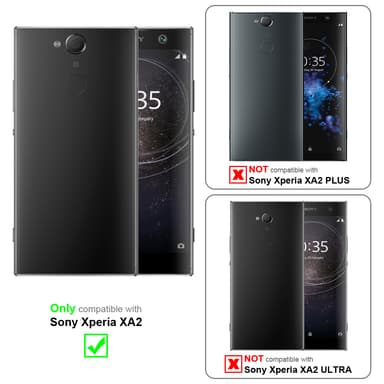 Sony Xperia XA2 Suojakuori Lompakkokotelo (Violetti)