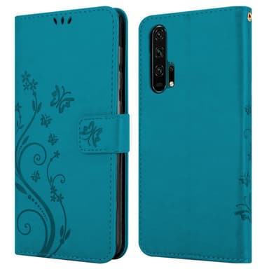 Honor 20 PRO Suojakuori Lompakkokotelo (Sininen)