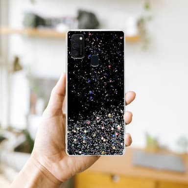 Samsung Galaxy M21 / M30s Suojakuori Kotelo (Musta)