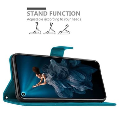 Honor 20 PRO Suojakuori Lompakkokotelo (Sininen)
