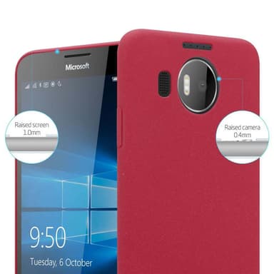 Nokia Lumia 950 XL Suojakuori Kotelo (Punainen)