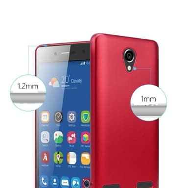 ZTE Blade L7 Suojakuori Kotelo (Punainen)