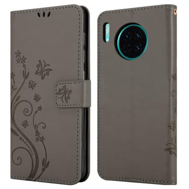 Huawei MATE 30 Suojakuori Lompakkokotelo (harmaa)