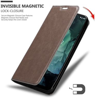 Nokia G11 / G21 Suojakuori Lompakkokotelo (Ruskea)