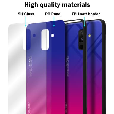 Suojakuori Samsung Galaxy A6 PLUS 2018 Kotelo (Musta)
