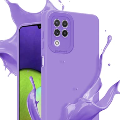 Samsung Galaxy A22 4G Suojakuori Kotelo (Violetti)