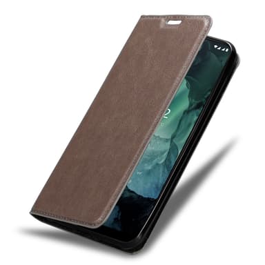 Nokia G11 / G21 Suojakuori Lompakkokotelo (Ruskea)